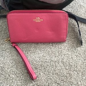 Brand new pink coach wallet